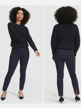 Everlane The Back-Slit Work Pant | Navy Blue